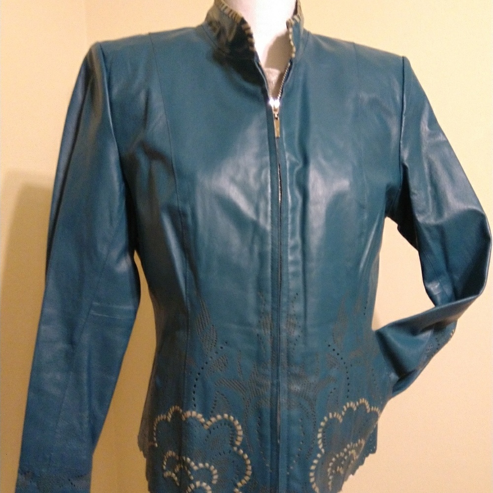 Pamela McCoy Leather Jacket